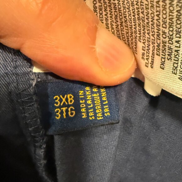 Polo Ralph Lauren Chino Shorts | Blue | Size 3XB | Big & Tall - Picture 2 of 3